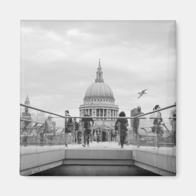 St. Paul's Cathedral Magnet: London Magnet (Framsidan)