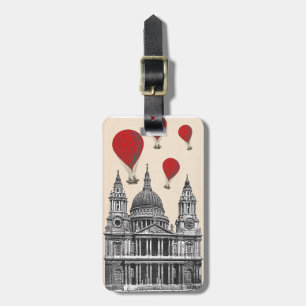 St Pauls Cathedral och Red Luftballongs Bagagebricka