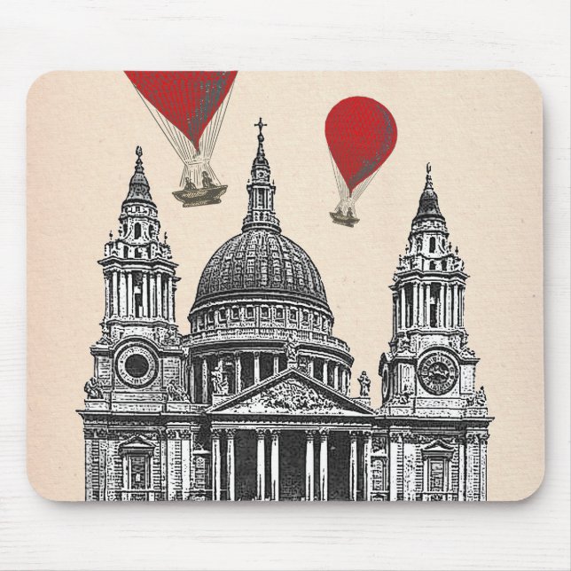 St Pauls Cathedral och Red Luftballongs Musmatta (Framsidan)