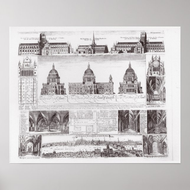 St. Paul's Cathedral Poster (Framsidan)