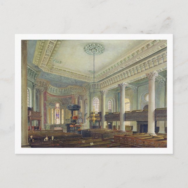 St. Paul's, Deptford (pappert) Vykort (Framsida)