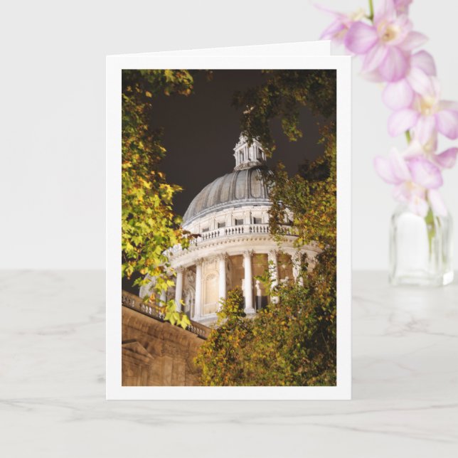 St Pauls-katedralen på natten, London, England Kort (Orkide)