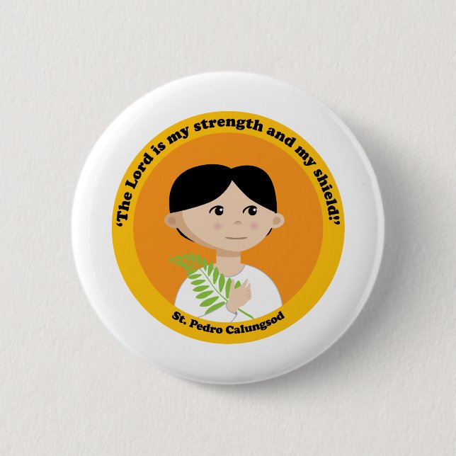 St. Pedro Calungsod Knapp (Framsida)