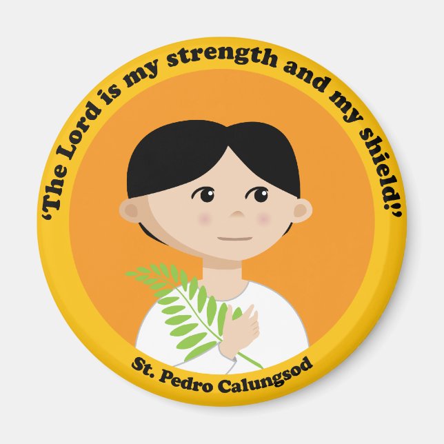 St. Pedro Calungsod Magnet (Framsidan)