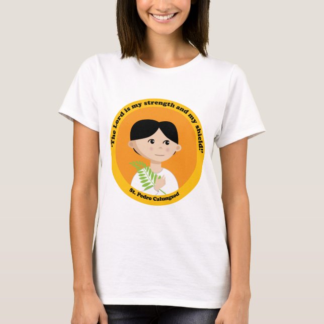 St. Pedro Calungsod T-shirt (Framsida)