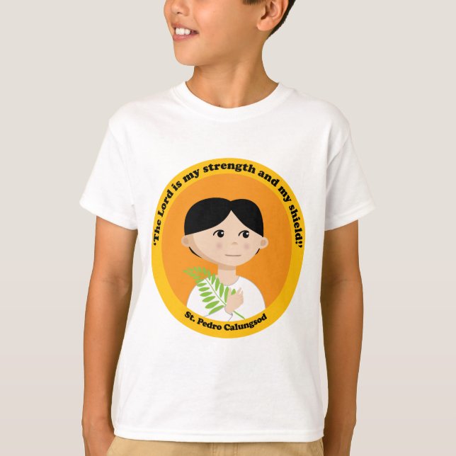 St. Pedro Calungsod T Shirt (Framsida)