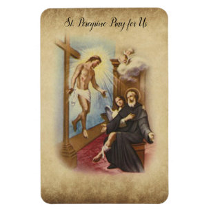 St. Peregrine skyddshelgon av cancertålmodig Magnet