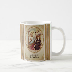 St. Peregrine skyddshelgon av den cancerJesus kor Kaffemugg