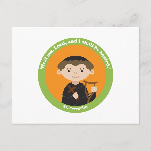 St. Peregrine Vykort (Framsida)