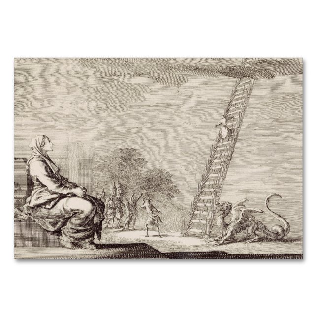 St. Perpetua’s Vision: The Ladder of Martyrdom Art Bordsnummer (Framsidan)