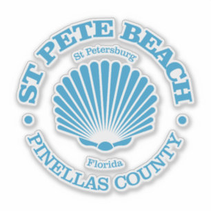 St Pete Beach (årstidsgräns) Klistermärken