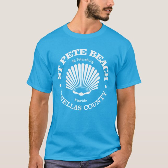 St Pete Beach (årstidsgräns) T Shirt (Framsida)