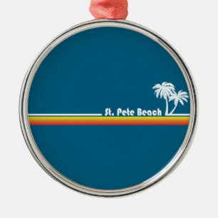 St. Pete Beach Florida Julgransprydnad Metall