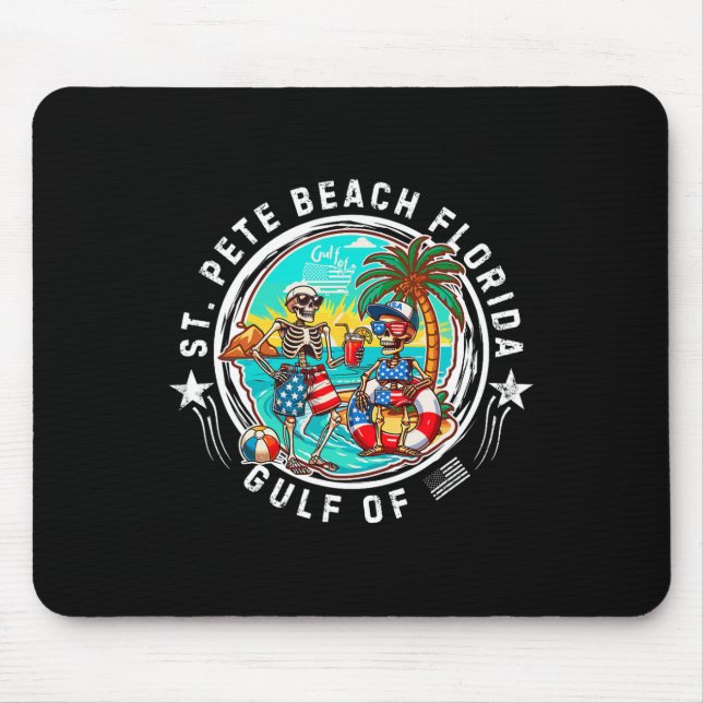St. Pete Beach Florida Manar och Women Musmatta (Framsidan)