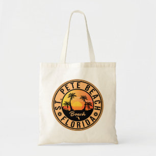 St. Pete Beach Florida Retro Sunset Souvenirs 60-t Tygkasse