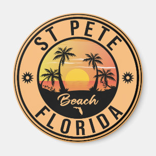 St. Pete Beach Florida Souvenir Vintage resor Magnet
