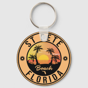 St. Pete Beach Florida Souvenir Vintage resor Nyckelring