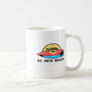 St Pete Beach Florida Surfbräda Strand Surfing Kaffemugg