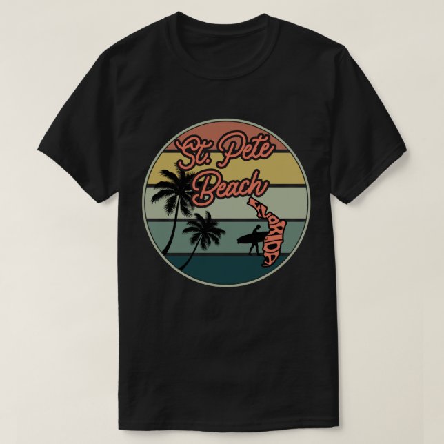St. Pete Beach, Florida T Shirt (Design framsida)