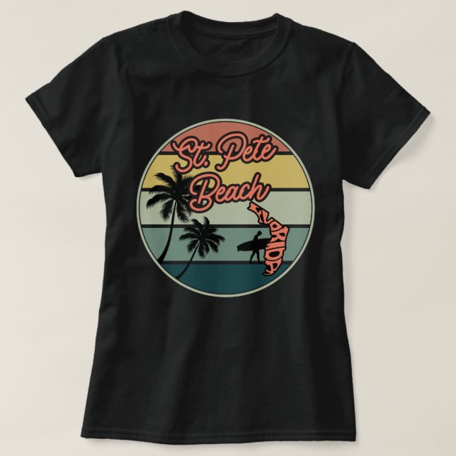 St. Pete Beach, Florida T Shirt (Design framsida)