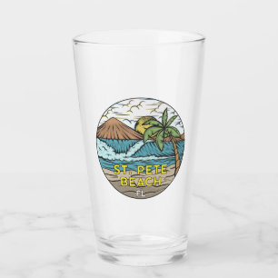 St Pete Beach Florida Vintage Glaskopp