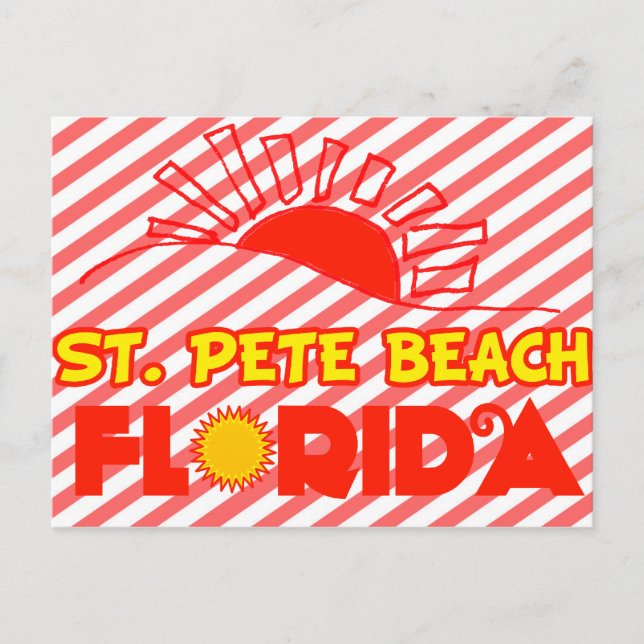 St. Pete Beach, Florida Vykort (Framsida)