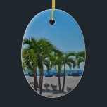 St Pete Beach Julgransprydnad Keramik<br><div class="desc">Snygg St Pete-strand Florida.</div>