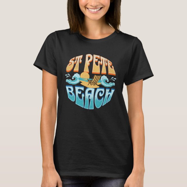 St Pete Beach T Shirt (Framsida)