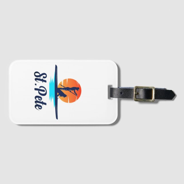 St Pete Luggage Tag Bagagebricka (Framsida horisontal)