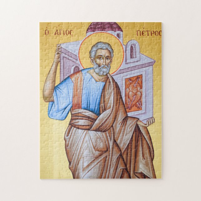 St. Peter Apostle Orthodox Christian Icon Pussel (Vertikal)
