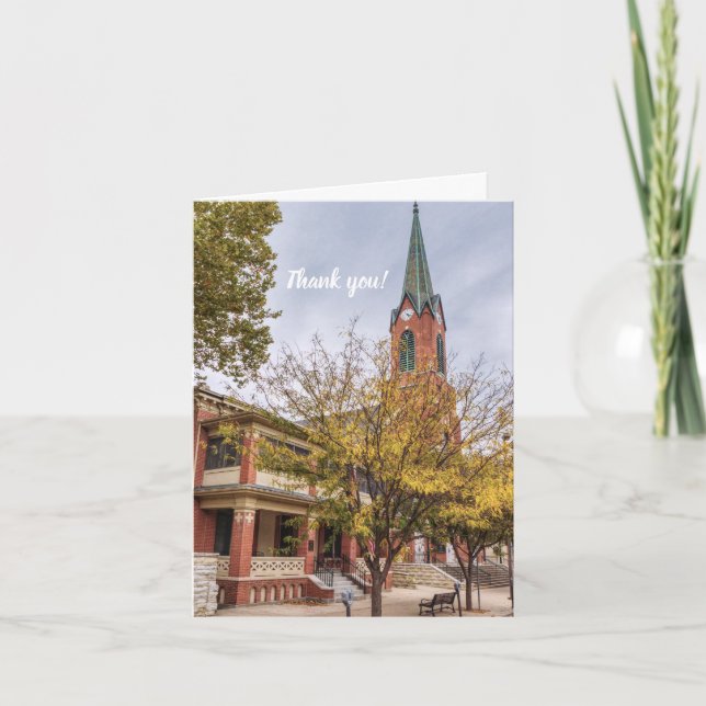 St Peter Catholik Church Tack You Card Kort (Framsida)