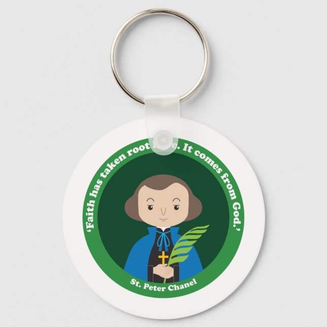St. Peter Chanel Nyckelring (Framsida)