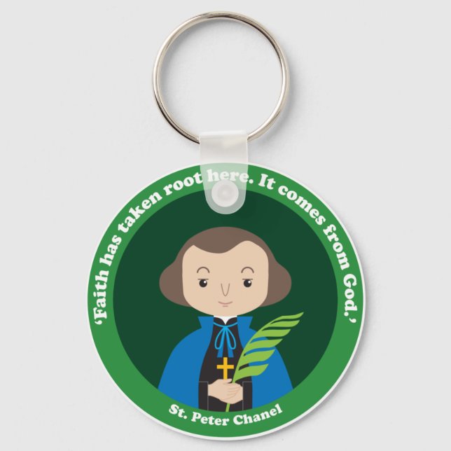 St. Peter Chanel Nyckelring (Framsida)