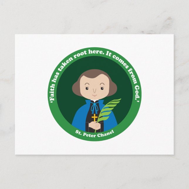 St. Peter Chanel Vykort (Framsida)