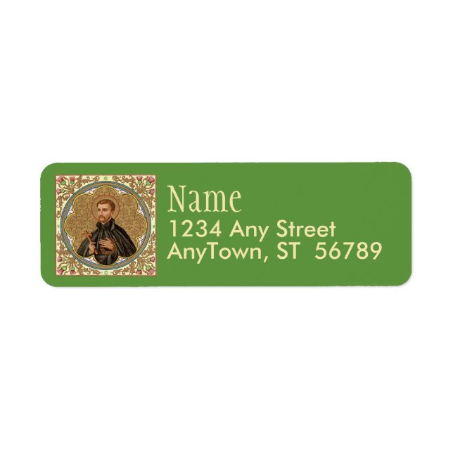 St. Peter Claver (BK 058) Returadress Etikett (Framsidan)