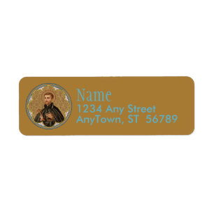 St. Peter Claver (BK 058) Returadress Etikett