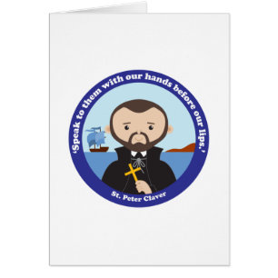 St. Peter Claver Hälsningskort
