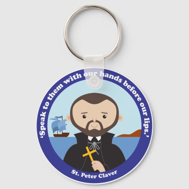 St. Peter Claver Nyckelring (Framsida)