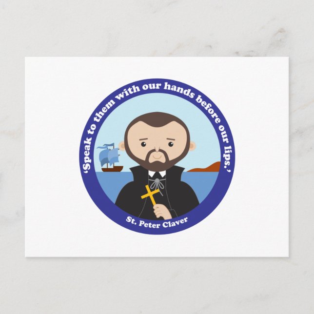 St. Peter Claver Vykort (Framsida)