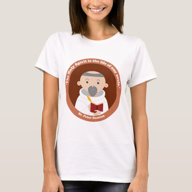 St. Peter Damian T Shirt (Framsida)