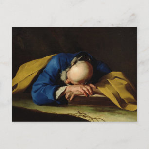 St. Peter eller St. Jerome Sleeping, c.1735-39 Vykort