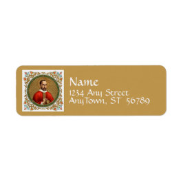 St. Peter Faber (BK 051) Returadress Etikett