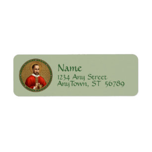 St. Peter Faber (BK 051) Returadress Etikett