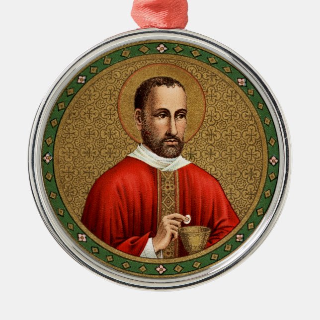 St. Peter Faber (BK 051) Round Julgransprydnad Metall (Framsidan)