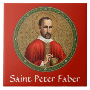 St. Peter Faber (BK 051) (Stil 1) Kakelplatta