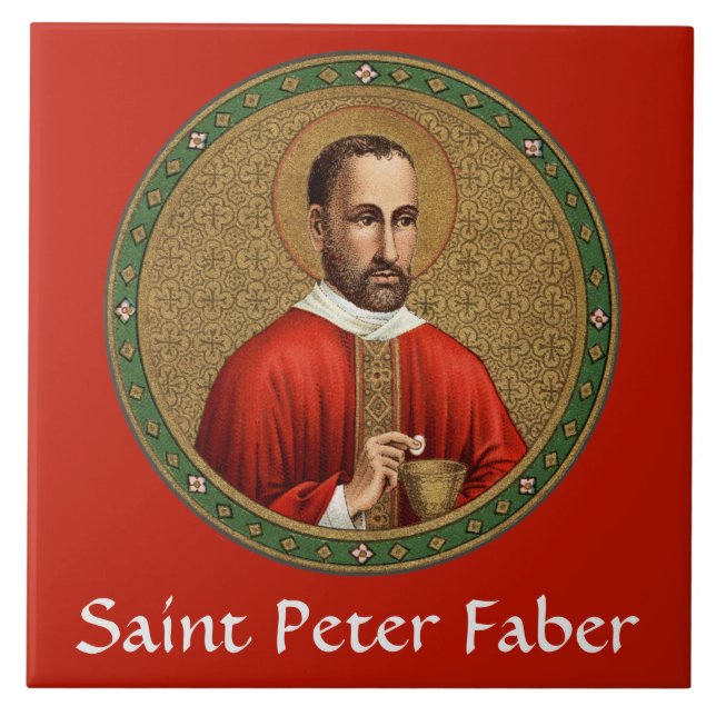 St. Peter Faber (BK 051) (Stil 1) Kakelplatta (Framsidan)