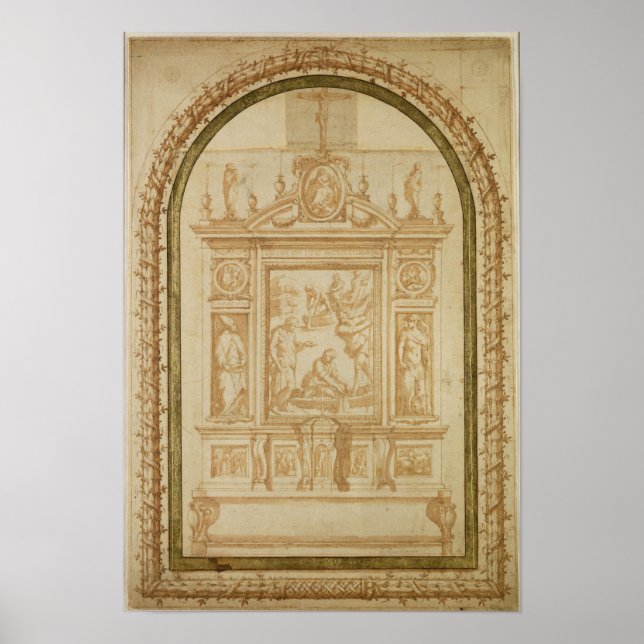 St. Peter Fishing, Altar-studien Poster (Framsidan)