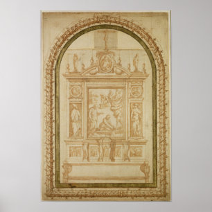 St Peter fiske, studie för altaret Poster