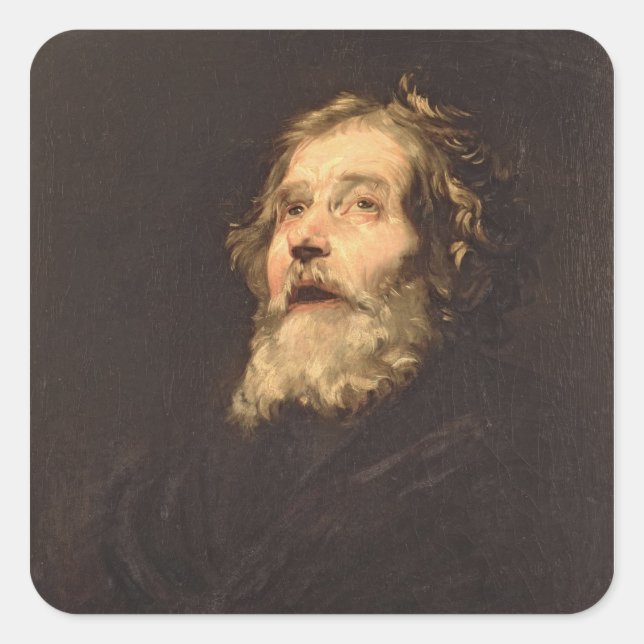 St. Peter Fyrkantigt Klistermärke (Framsida)