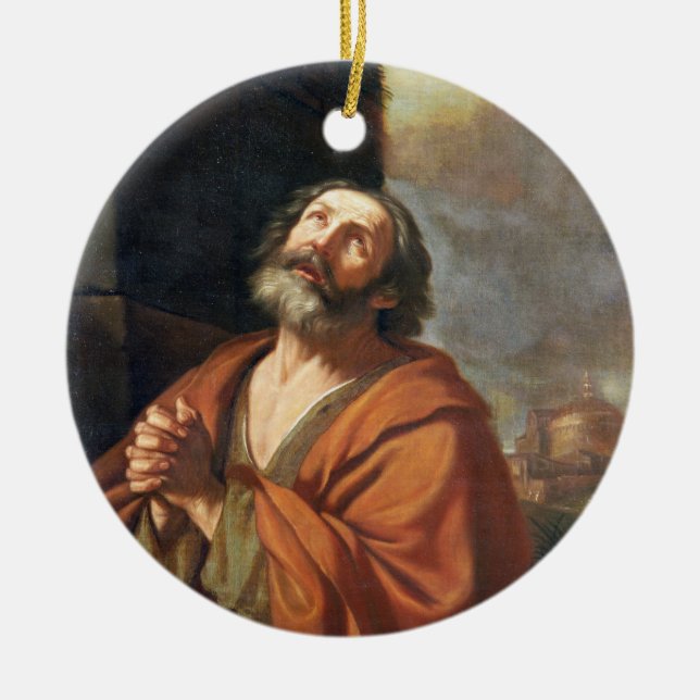 St Peter Julgransprydnad Keramik (Framsidan)